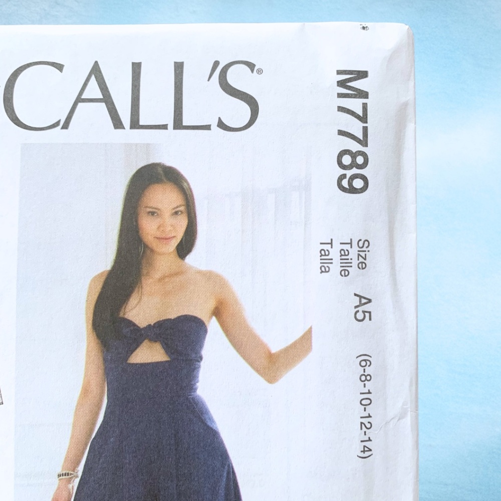 NEW McCalls M7789 Women's Summer Dress Sewing Pattern UNOPENED - Picture 2 of 8